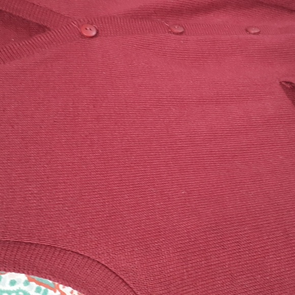 Vintage Norton McNaughton Maroon Button Up Vest, Size S - Picture 8 of 8